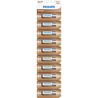 Baterie Philips Alkaline AA 10 ks LR6 Mignon 1,5V