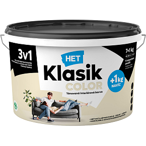 Het Klasik Color malířská barva, 0017 bílý smetanový, 7+1 kg