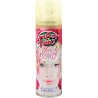 Party Fun lak na vlasy s glitry stříbrný, 125 ml