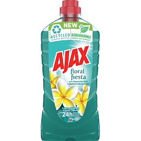 Ajax na podlahy a povrchy Floral Fiesta Lagoon Flowers univerzální čistící prostředek, květiny, 1 l