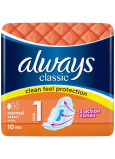 Always Classic Normal intimní vložky 10 kusů