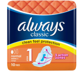 Always Classic Normal intimní vložky 10 kusů