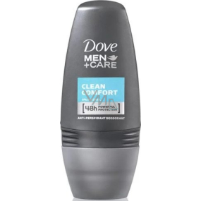 Dove Men + Care Clean Comfort kuličkový antiperspirant deodorant roll-on pro muže 50 ml