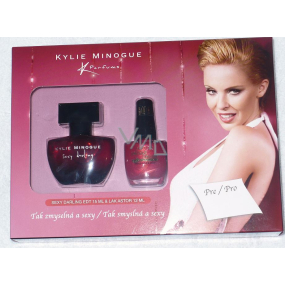 Kylie Minogue Sexy Darling toaletní voda 15 ml + Astor lak na nehty, kosmetická sada