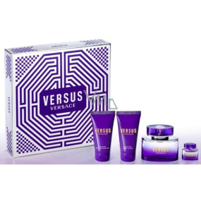 Versace Versus toaletní voda 50 ml + toaletní voda 3,5 ml + sprchový gel 50 ml + tělové mléko 50 ml, dárková sada