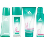 Adidas Happy Game toaletní voda 30 ml + deodorant sprej 150 ml, pro ženy dárková sada