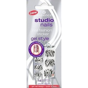 Essence Studio Nails 03 Berlins Most Wanted gelové nálepky na nehty 14 kusů
