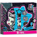 Mattel Monster High Frankie Stein parfémovaná voda 15 ml + 2v1 šampon a pěna do koupele 250 ml + odznaky, kosmetická sada