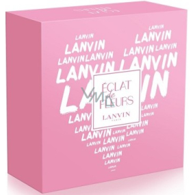 Lanvin Eclat de Fleurs parfémovaná voda pro ženy 50 ml + tělové mléko 100 ml, dárková sada