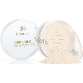 Dermacol Invisible Fixing Powder transparentní fixační pudr White 13,5 g