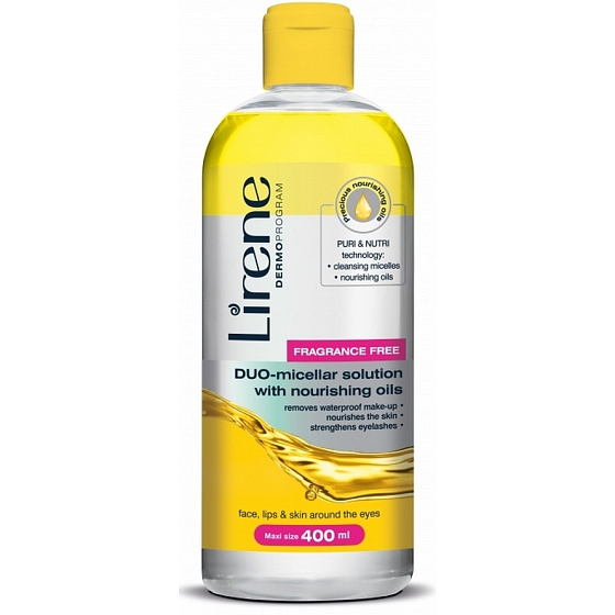 Lirene Duo Micelární voda s vyživujícím olejem 400 ml