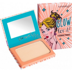 Misslyn Glow for It! Strobing Powder rozjasňující pudr 02 Glow for It! 6 g