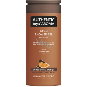 Authentic Toya Aroma Chocolate & Orange aromatický sprchový gel 400 ml