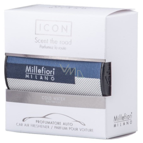 Millefiori Milano Icon Cold Water - Chladná voda vůně do auta Textil Geometric voní až 2 měsíce 47 g