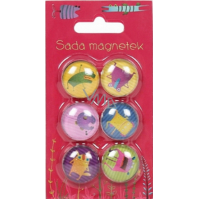 Albi Sada magnetů Barevné příšerky 2,3 cm 6 kusů