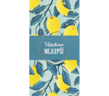 Albi Dárková mléčná čokoláda Všechno nejlepší 50 g 13,5 x 7,2 cm