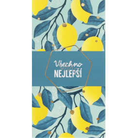 Albi Dárková mléčná čokoláda Všechno nejlepší 50 g 13,5 x 7,2 cm