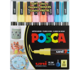 Posca Univerzální sada akrylátových popisovačů 0,9 - 1,3 mm Mix pastelových barev 8 kusů PC-3M