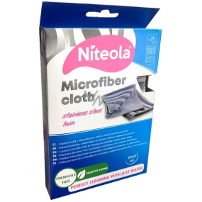 Niteola Microfiber Cloth hadřík z mikrovlákna na nerezové povrchy 32 x 32 cm