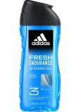 Adidas Fresh Endurance 3in1 sprchový gel na tělo, vlasy a pleť pro muže 250 ml