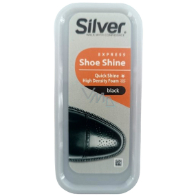 Silver Express Shoe Shine Black leštící houbička na obuv 1 kus