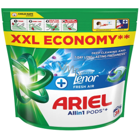Ariel Plus Fresh Air gelové kapsle univerzální 38 kusů