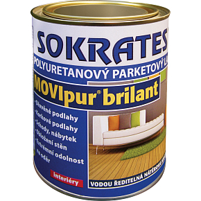 Sokrates Movipur Brilant Polomat parketový lak na podlahy, 2 kg