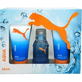 Puma Aqua Man toaletní voda 30 ml + sprchový gel 2 x 50 ml, dárková sada