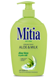 Mitia Soft Care Aloe & Milk tekuté mýdlo dávkovač 500 ml