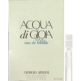 Giorgio Armani Acqua di Gioia Eau de Toilette toaletní voda pro ženy 1,5 ml s rozprašovačem, vialka