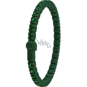 Ops! Objects Tennis Bracelet náramek OPSTEW-14 tmavě zelená