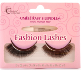 Absolute Cosmetics Fashion Lashes umělé nalepovací řasy středně dlouhé obloučkové černé 76 černé 1 pár