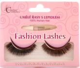 Absolute Cosmetics Fashion Lashes umělé nalepovací řasy středně dlouhé obloučkové černé 76 černé 1 pár