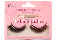 Absolute Cosmetics Fashion Lashes umělé nalepovací řasy středně dlouhé obloučkové černé 76 černé 1 pár