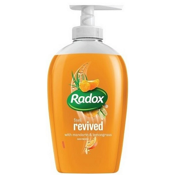 Radox Feel Revived Mandarin & Lemongrass tekuté mýdlo dávkovač 250 ml
