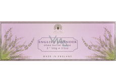 English Soap Anglická Levandule přírodní parfémované mýdlo s bambuckým máslem 3 x 100 g