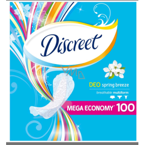 Discreet Deo Spring Breeze multiform slipové intimní vložky pro každodenní použití 100 kusů