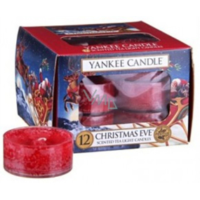 Yankee Candle Christmas Eve - Štědrý večer vonná čajová svíčka 12 x 9,8 g