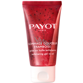 Payot Les Démaquillantes Gommage Douceur Framboise abrazivní olejové želé peeling 50 ml