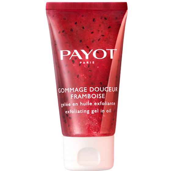 Payot Les Démaquillantes Gommage Douceur Framboise abrazivní olejové želé peeling 50 ml