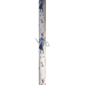 Ditipo Dárkový balicí papír 70 x 200 cm Vánoční Disney Frozen Olaf Elsa bílý