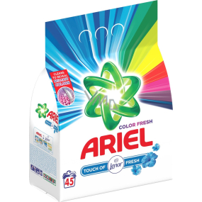 Ariel Touch of Lenor Fresh Color prací prášek na barevné prádlo 45 dávek 3,375 kg