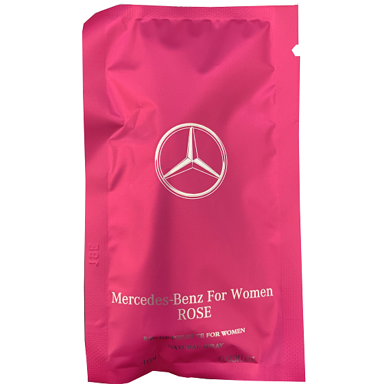 Mercedes-Benz Rose toaletní voda pro ženy 1 ml s rozprašovačem, vialka