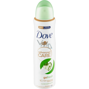 Dove Advanced Care Okurka a Zelený čaj antiperspirant deodorant sprej 150 ml