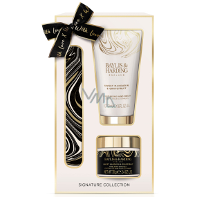 Baylis & Harding Mandarinka a Grapefruit krém na ruce 50 ml + koupelová sůl na ruce 70 g + pilník na nehty, kosmetická sada pro ženy