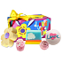 Bomb Cosmetics Love you Mum - Miluji tě mami, šumivá koupelová koule 160 g + 3D šumivá koupelová koule 160 g + glycerinové mýdlo 100 g + máslový špalíček do koupele 50 g + máslová kulička 30 g, kosmetická sada