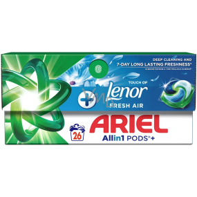 Ariel Plus Fresh Air gelové kapsle univerzální 26 kusů
