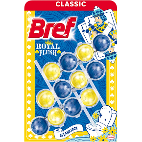 Bref WC Splash Jack, WC kuličky, 3 × 50 g