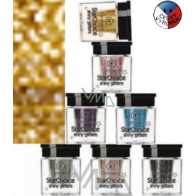 Dermacol Star Choice Shiny Glitters Třpytky na oči 02 zlatá 2 g