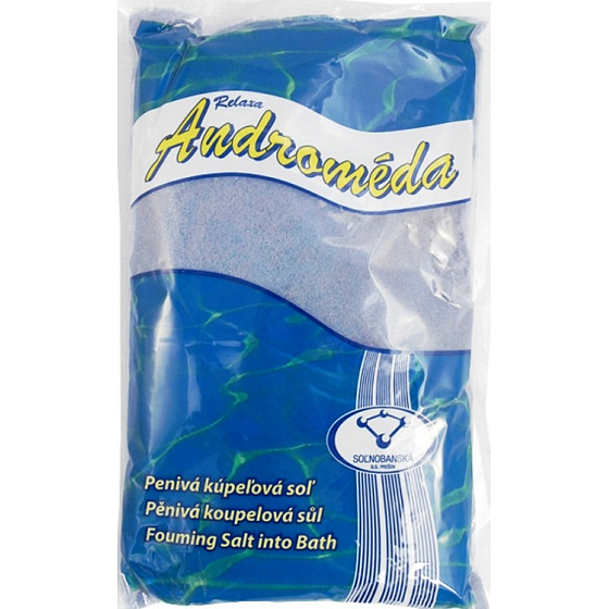 Relaxa Androméda Máta koupelová pěnivá sůl 1 kg